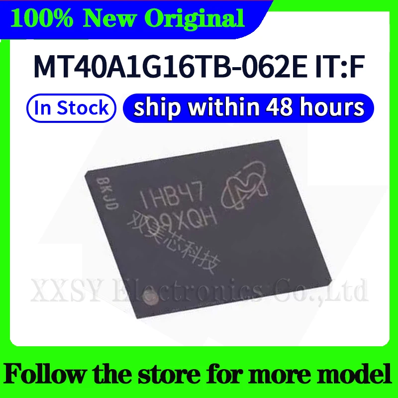 MT40A1G16RC-062E:B MT40A1G16TB-062E IT:F MT40A1G16TB-062E:F Disponibile Spedizione in 48 ore