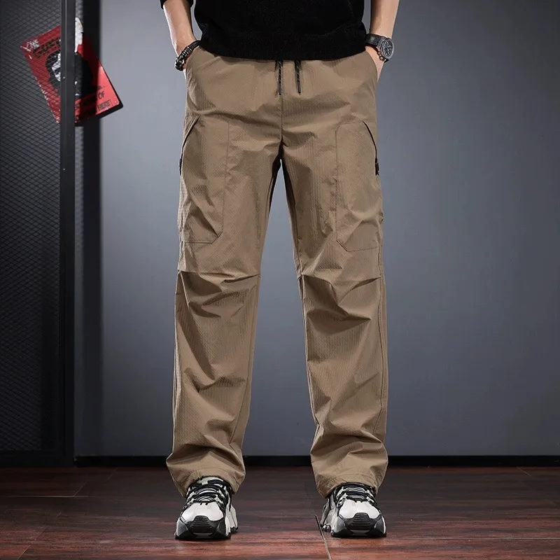 

Outdoor Men's Casual Trousers Straight Leg Waterproof Qui Dry Hiking Pants Urban Outdoor Sle Polyester Fiber Durable Work...