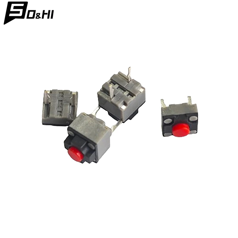 10PCS ForKailh Mute Button 6*6*7.3 Silent Switch Wireless Mouse Wired Mouse Button Micro Switch 6X6X7.3MM 6*6*4.3 6X6X4.3MM