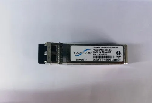 

SFP+ для оптического приемопередатчика Solarflare SFM10G-SR 10G 300 м 850 нм FTLX8571D3BCL-SL