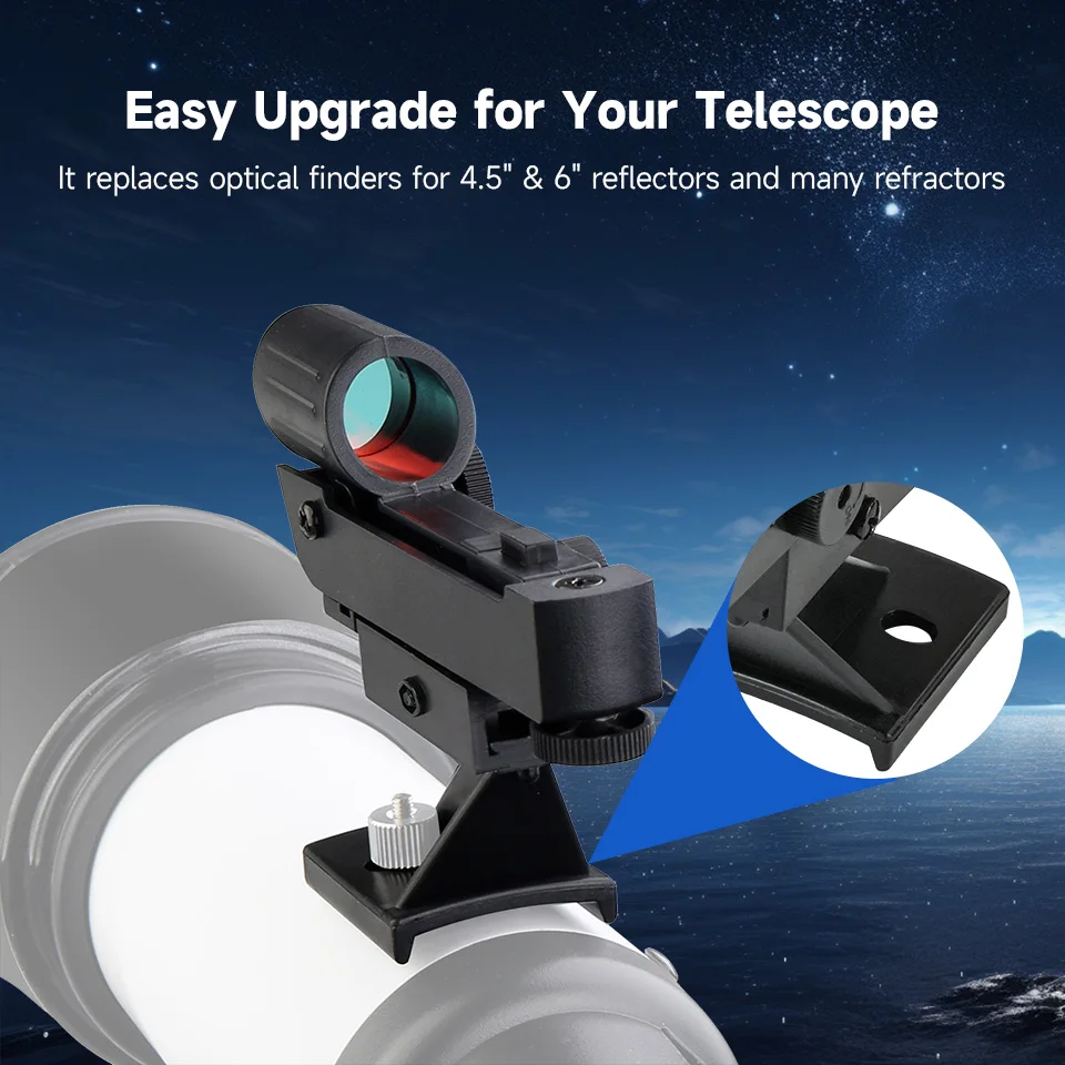Svbony SV179 Red Dot Finder Scope for Astronomical Telescope Photography Planetary Observation Tool