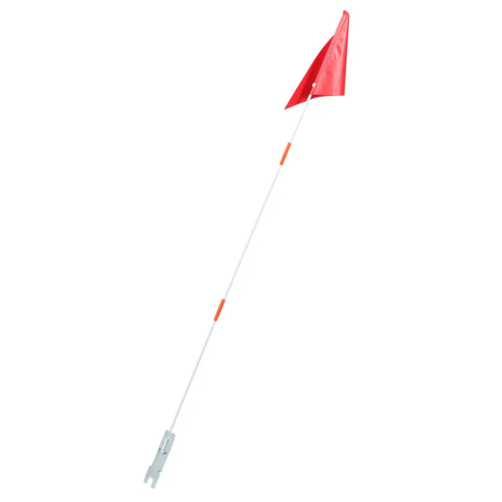 

Portable Bike Flag Pole for Child Bicycle Red Glass Fiber Cycling Advertising Safety Flag Kit Tail Banner Holiday