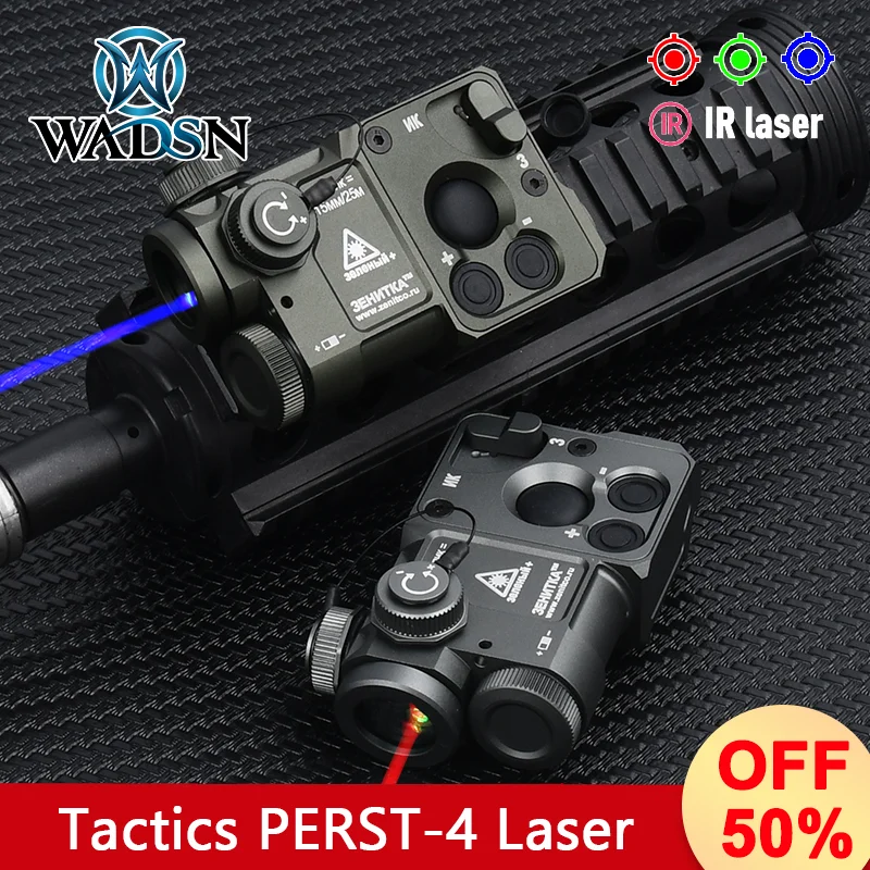 WADSN Tactic All Metal perst-4 Red Green Blue Dot IR Light Strobe Indicator Zero Target Brightness adjust Laser ﻿