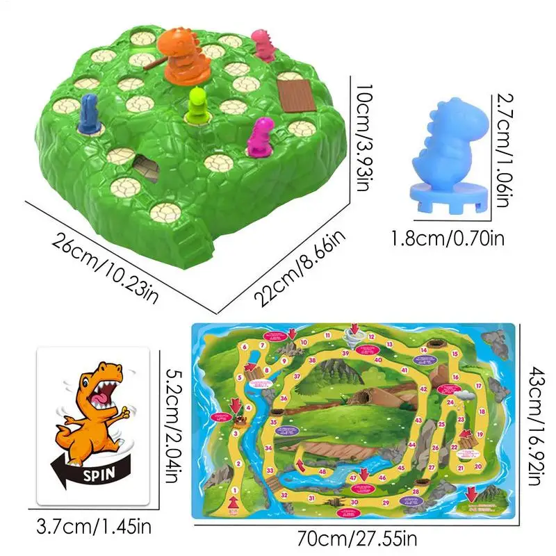 Juego de mesa de dinosaurio, divertido juego interactivo de Escape, juguete de actividad de desarrollo temprano para niños, educación clásica para guardería