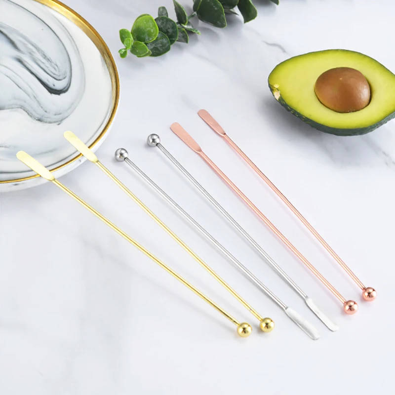 

5Pcs 19cm Fruit Sticks 304 Stainless Steel Cocktail Picks Fruit Sticks Toothpicks For Party Bar Cocktail Fruit Stick Supplies