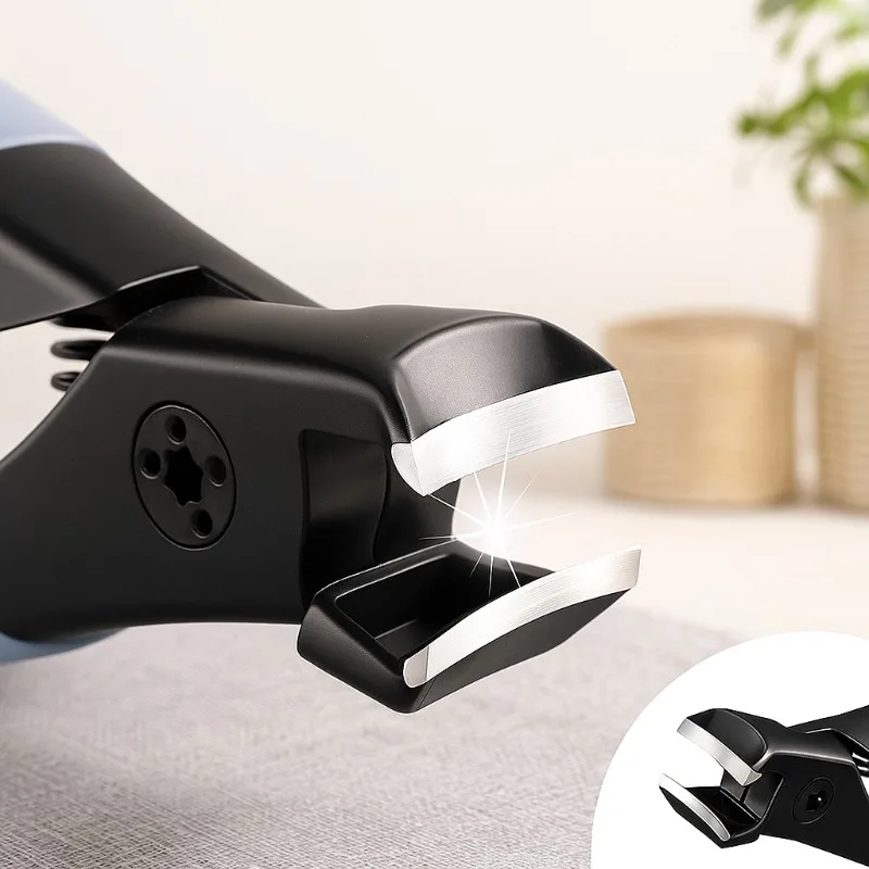 

Professional Toenail Scissors Extra Large Opening, Sharp Trimmer for Thick Hard Toenails, Comfortable Hold