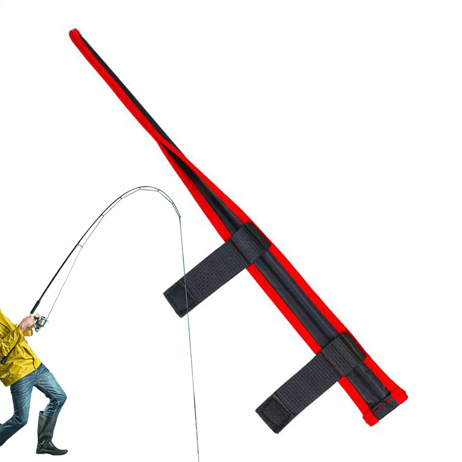 

Fishing Pole Covers Adjustable Elastic Band Fishing Rod Tip Cover Sleeve Protector For Beach Backyard Outdoor Bank Camping Pond