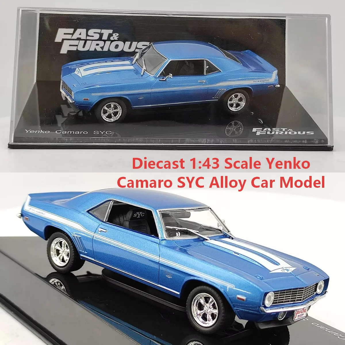 Modelo de Auto de Aleación Yenko Camaro SYC a Escala 1:43
