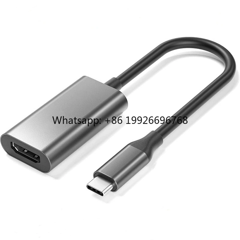

Кабель-адаптер Type-C на HDMI (гнездо) для передачи видео с мобильных телефонов и компьютеров на 8K HD телевизоры (зеркалирование экрана)