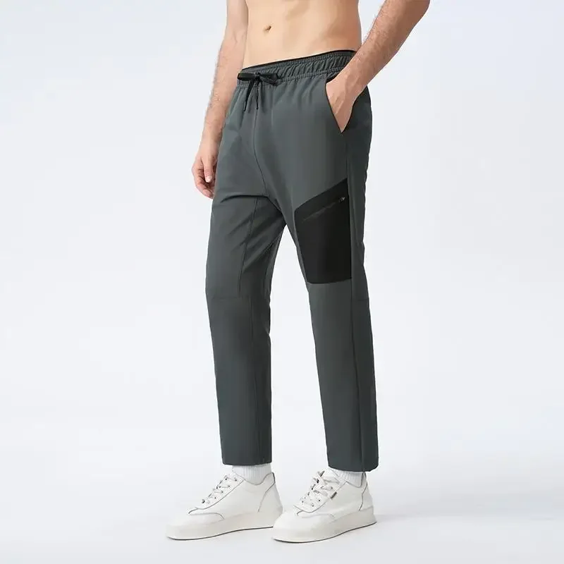 

Men Running Sports Pants Training Bodybuilding Trousers Multi Pockets Outdoor Go Hiking Sweatpants Dry Fit Sweatpants Bottoms