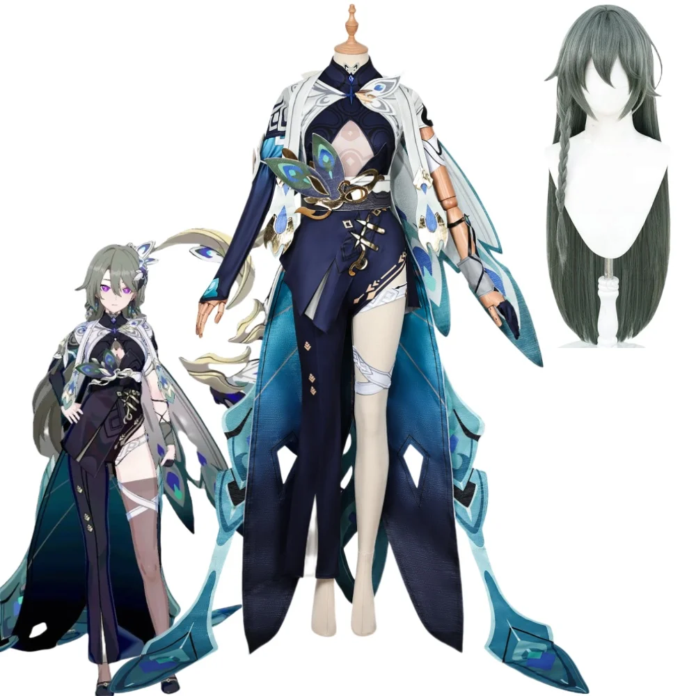 

Вита Косплей Аниме Игра Honkai Impact 3, костюм, парик