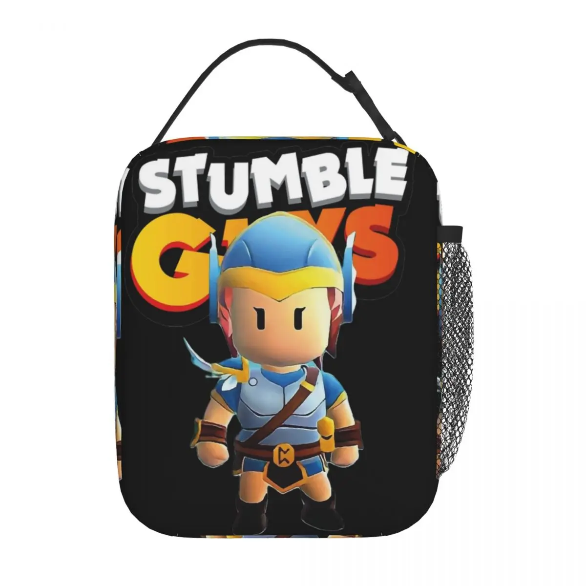 Stumbleguys Angel Gladiator Valkyrie Insulated Lunch Bag for Men Women Funny Videogame Food Container Bags For School Office