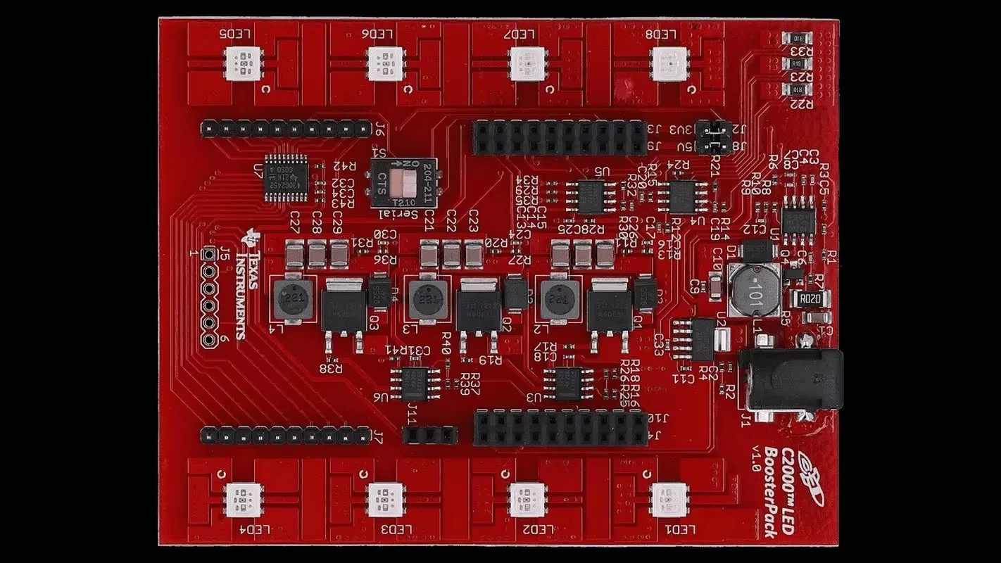 BOOSTXL-C2KLED C2000 LaunchPad LED BoosterPack Boost converter