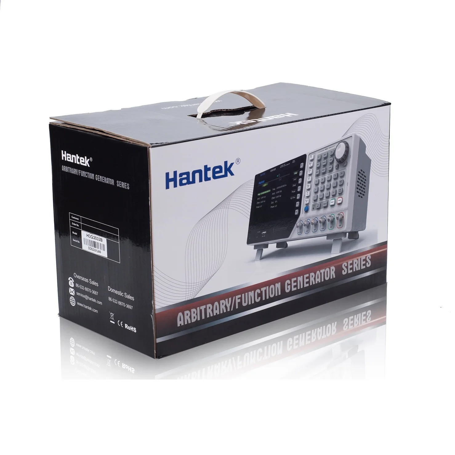 

Новый дизайн Hantek HDG2102B 100 МГц 250 MSa/s 2-канальный цифровой портативный генератор сигналов высокого разрешения
