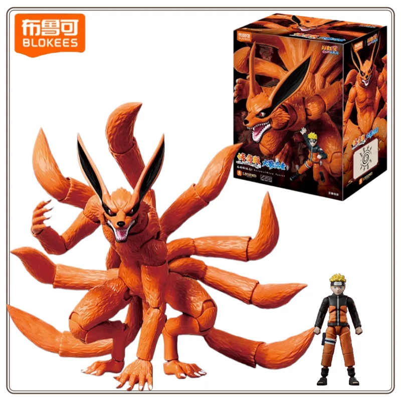 جديد وأصلي من BLOKEES Naruto إصدار أسطوري مصنوع يدويًا مجموعة كوراما المحمولة ألعاب هدايا محيطية من Naruto متوفرة في المخزون #1