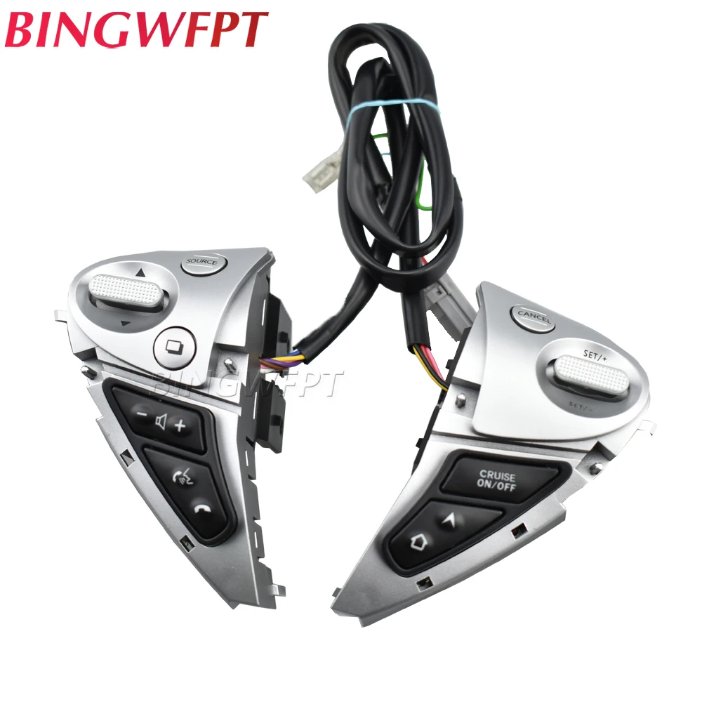 Steering wheel control button For Nissan JUKE F15 370Z Pulsar Sentra 2016- volume phone Constant speed cruise control switch