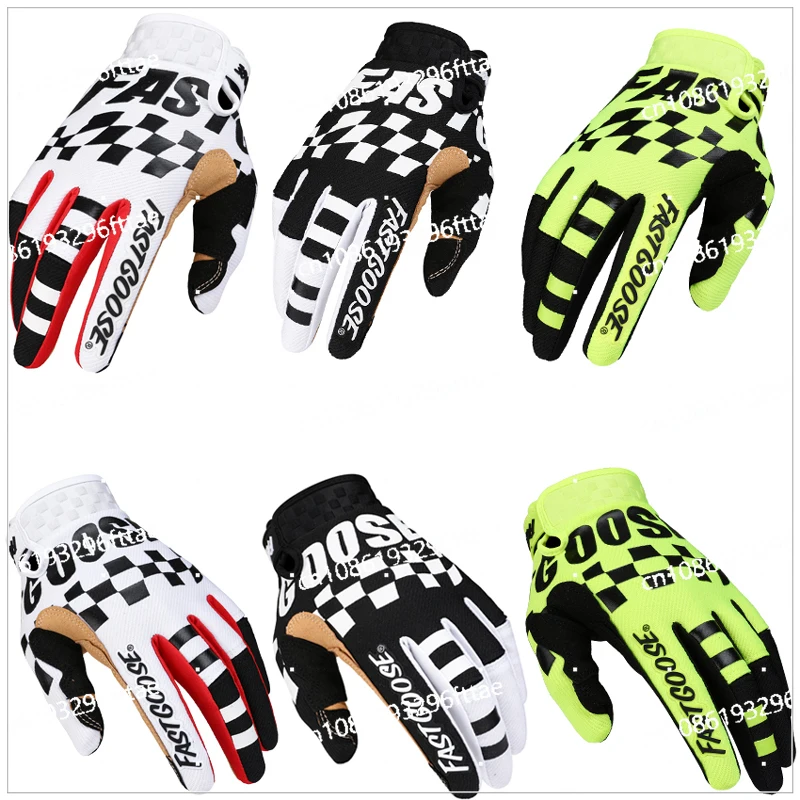 Touch Screen Non-slip Racing Gloves Full Finger Thin Bicycle Motorcycle Riding Outdoor 2024 New