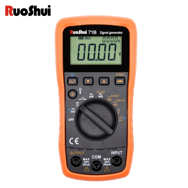 

VC71B Signal Generator 4-20ma Current Voltage Analog Signal Source Handheld Process Calibrator Voltage Current Signal Generator