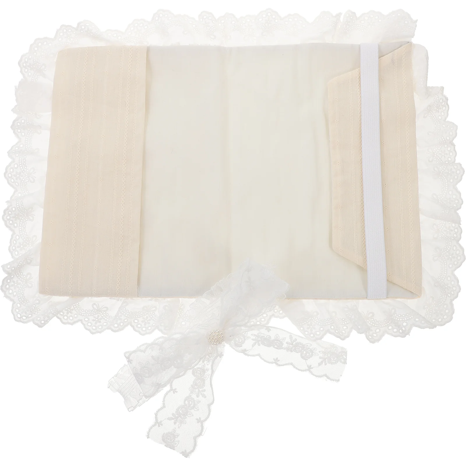 Book Cover Sleeve Protector A5 Book Covers Hardcover Soft Cloth Book Protector Flower Pattern Adjustable Book Sleeve Notebook