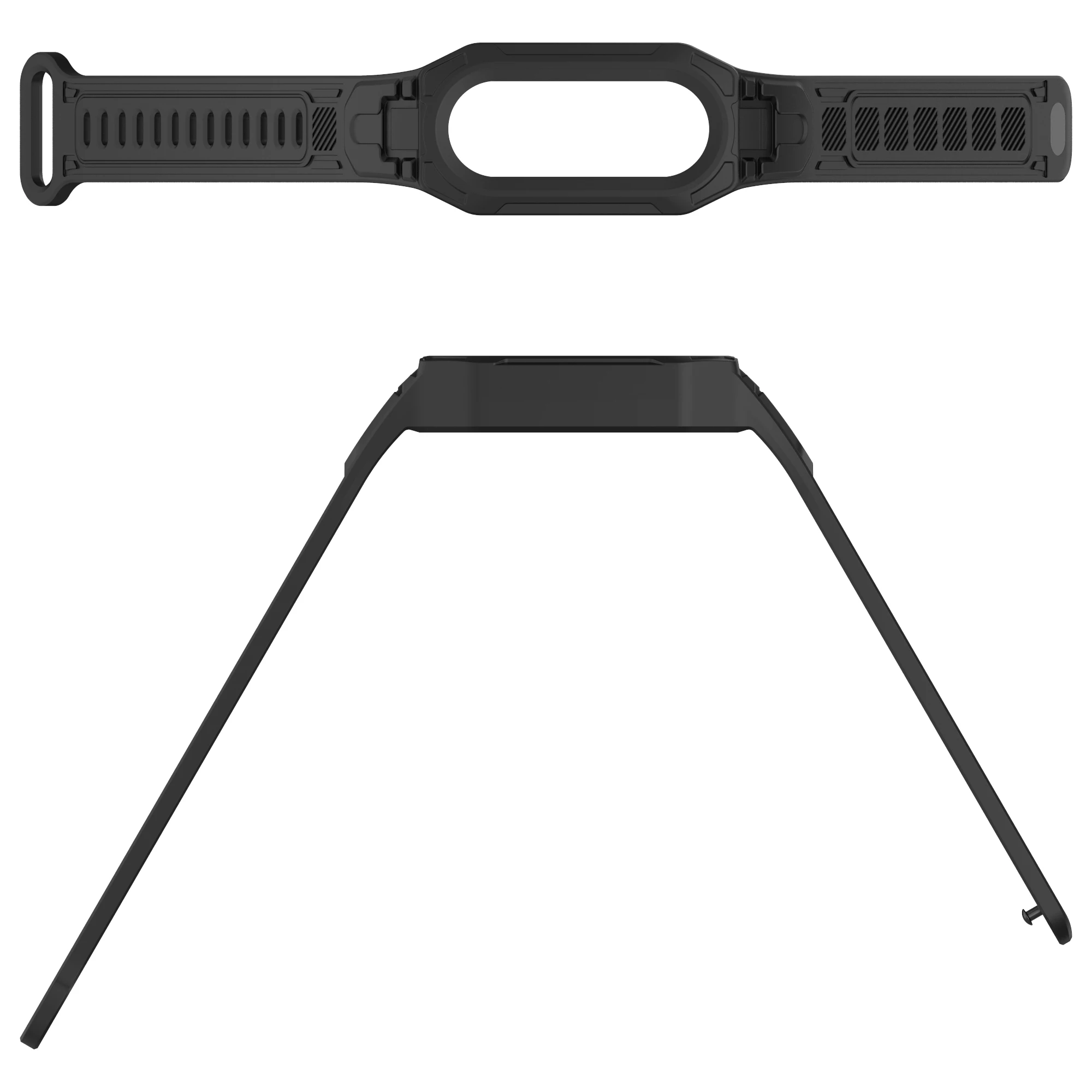 Integriertes Uhren-Silikonarmband für Xiaomi Mi Band 10 9 8 7 6 5 4 3 Sportschutzhülle Brecelet Correa Miband 10 Zubehör