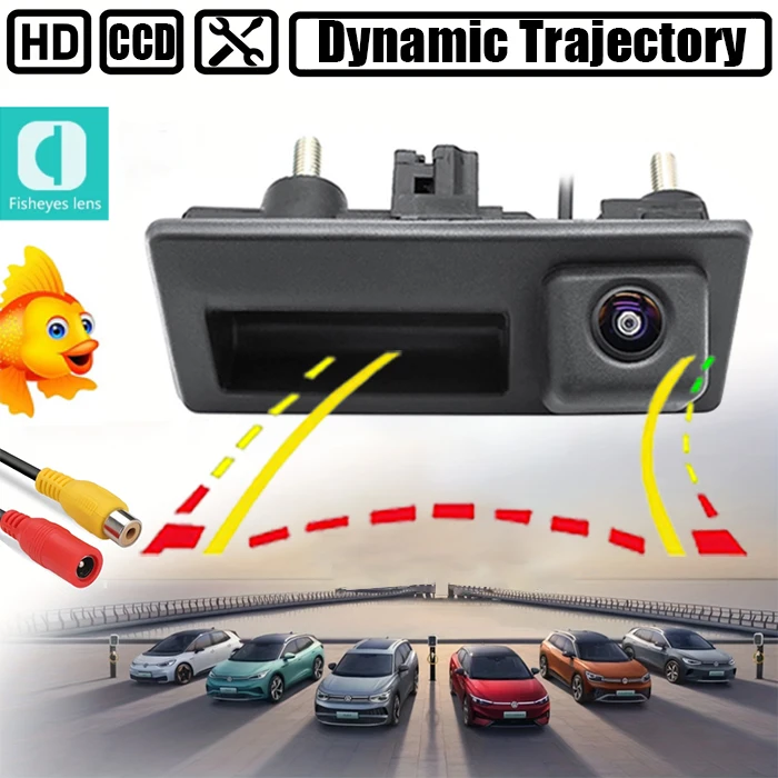 Dynamic Rear View Camera for Audi A4 A5 S5 Q3 Q5, VW, Models, Like, Passat, Tiguan, Golf, Passat, Touran, Jetta, Sharan, Touareg