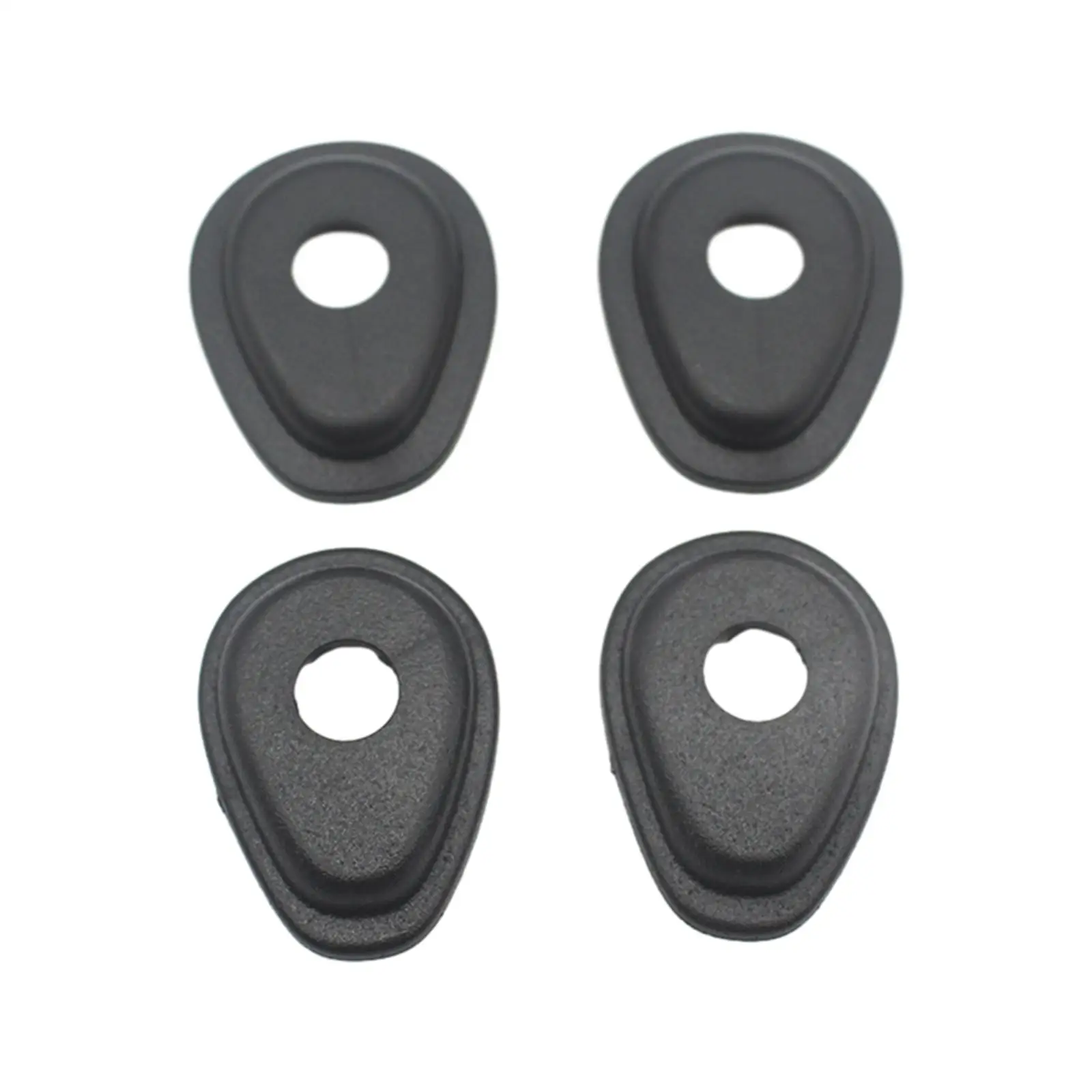 Motorcycle Turn Signals Indicator Adapter Spacers Black Front Rear for MT07 MT09 Lightweight Stylish Accessory
