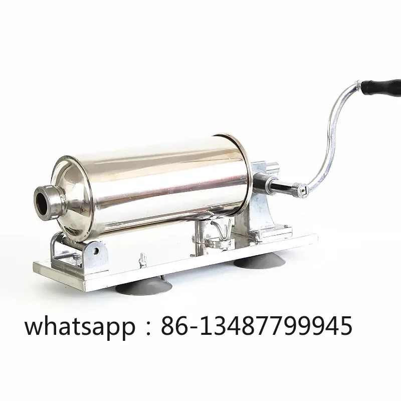 

8 lbs Homemade Sausage Stuffer Stainless Steel Filling Machine Syringe Meat Filler Sausage Maker