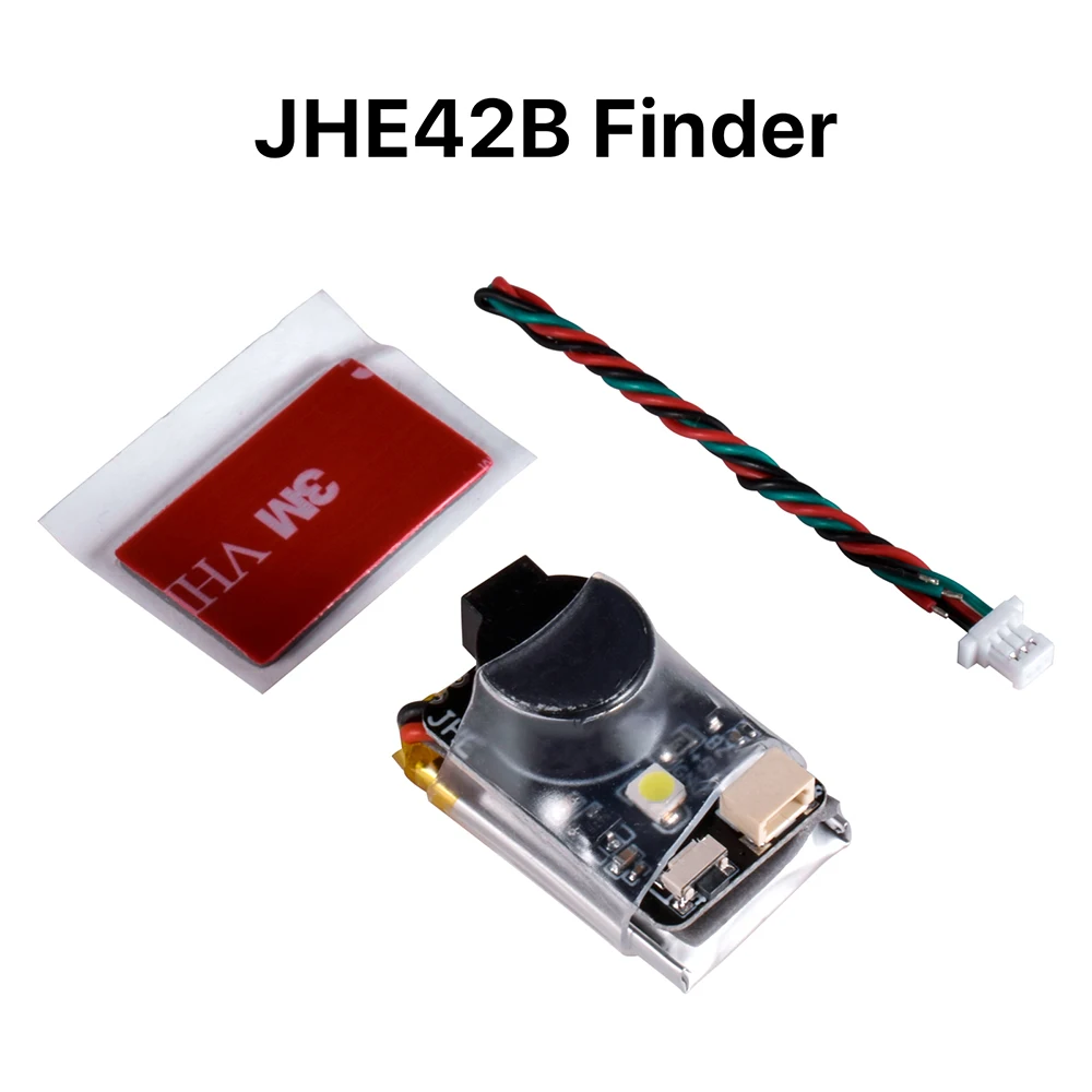 JHEMCU JHE42B/JHE20B buscador de Mini zumbador antipérdida súper fuerte, 5V, 110dB con alarma LED para Dron RC FPV