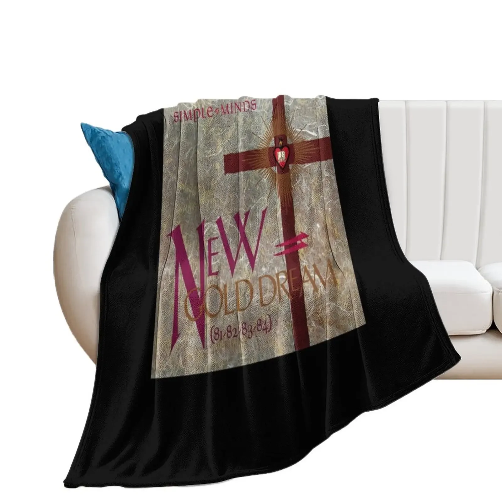 

New Gold Dream Simple Minds Throw Blanket blankets and throws Furrys Blankets For Sofas Blankets