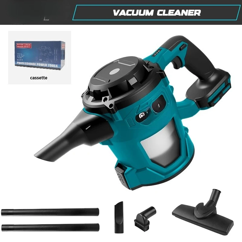 

Handheld Rechargeable Dry/Wet Dust Carpet Collector Machine for Makita 18v Battery Pin 16000pa Cordless Electric Vacuum Cleaner