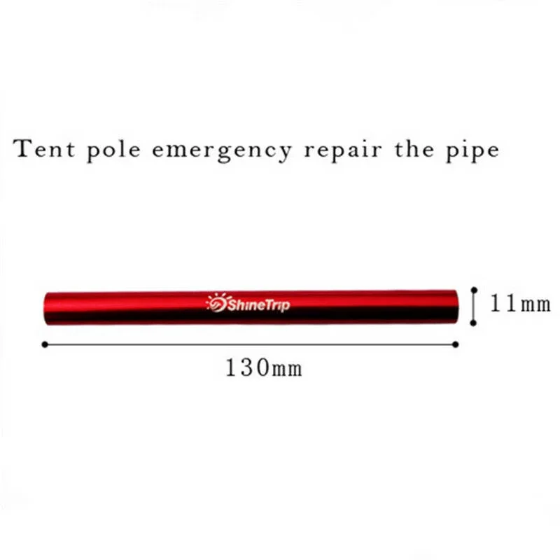 

Part Tent Repair Camping Kit Sleeve Spare Splint Aluminum Alloy Awning Mending Replacement Rod Useful Portable