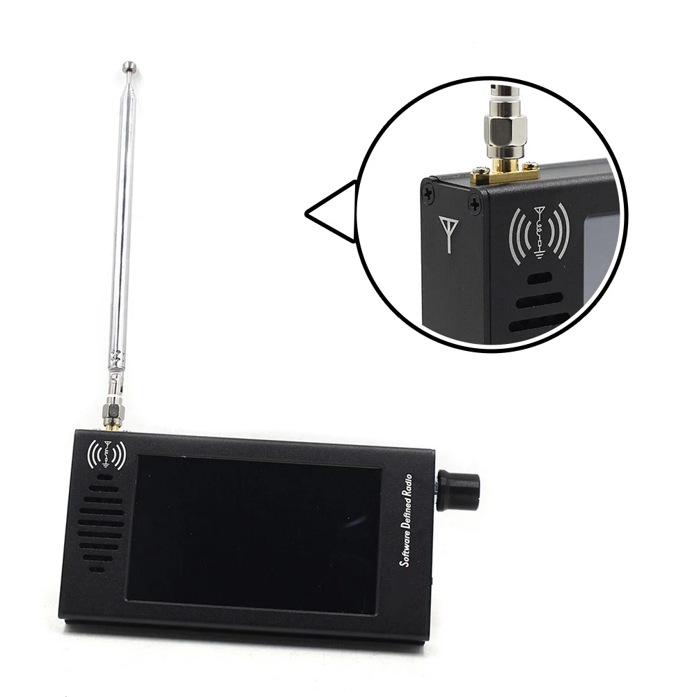 forDSP Digital Demodulation Receiver with 4 point 3 inch IPS Display 192kHz Bandwidth FFT Waterfall 99 Presets 5000mAh Battery
