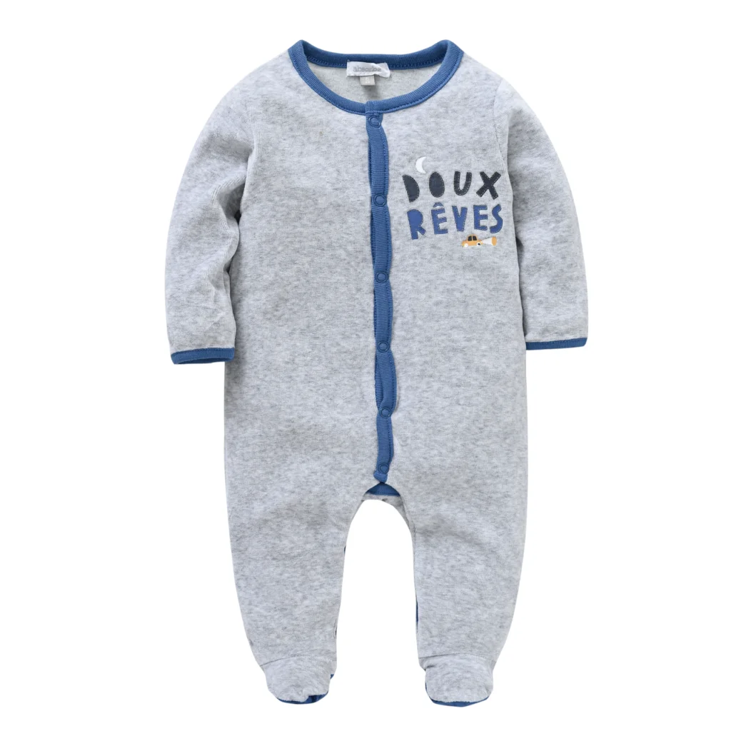 Unisex inverno autunno neonato pagliaccetti Pjiamas neonato tutine velluto tuta calda neonati tute abbigliamento bambina