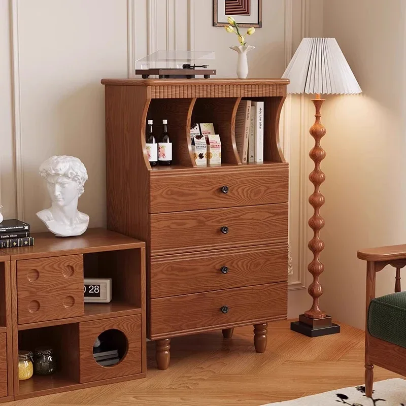 Wooden living room 68 * 40 * 120cm sideboard with door black and brown retro sideboard wooden sideboard