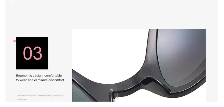 Lustige Alien-Brille für Erwachsene, Kinder, Urlaub, Party, Sonnenbrille, Halloween, Regenbogen-Linsen, ET-Sonnenbrille, Schattierungen, modische Brillen О – Detail 6