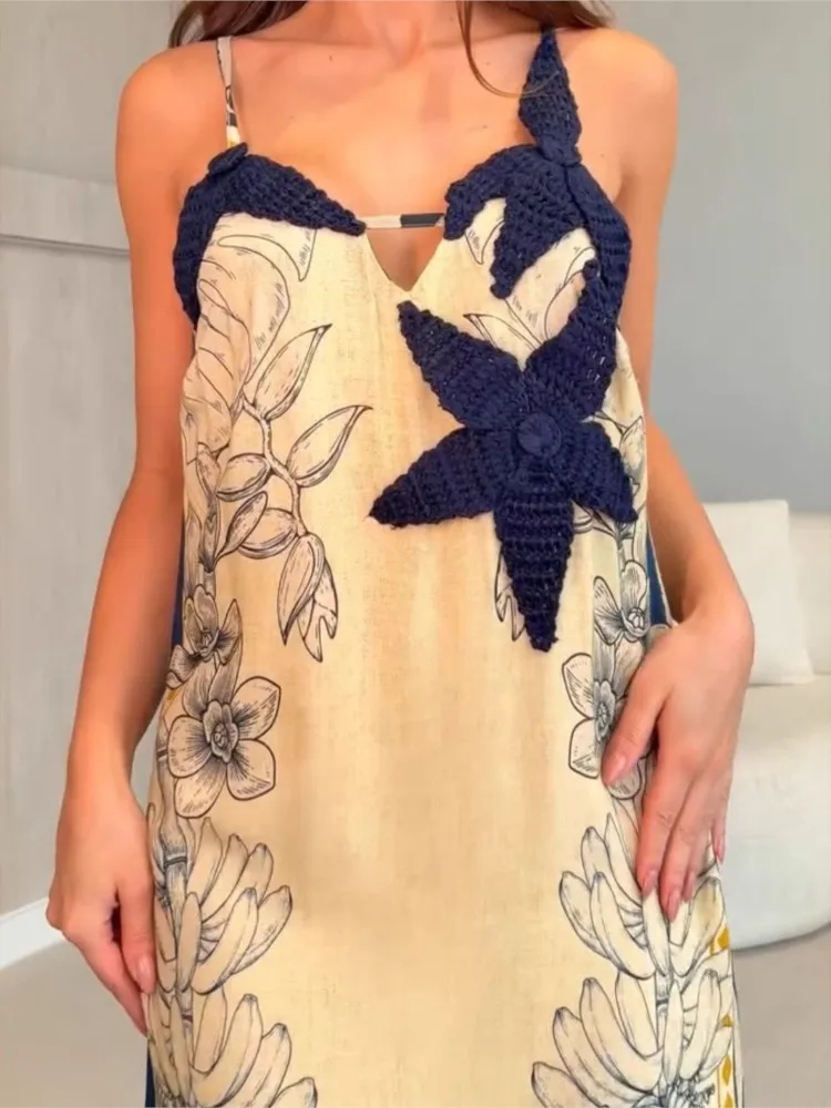 Verão cover ups maiô feminino cinta de espaguete sem mangas roupões maiô 2025 nova impressão praia férias maxi vestidos cover-up