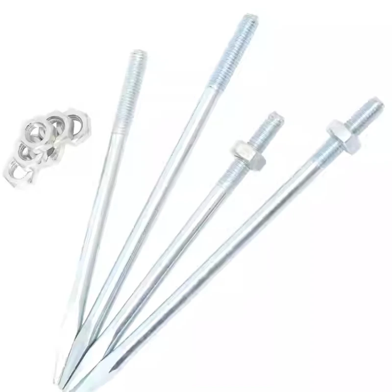 5/10/20 قطعة M6 M8 M10 الزنك مطلي الكربون أنابيب الصلب المشبك الأظافر بولي كلوريد الفينيل Tupe المشبك مسمار تمديد مسامير البراغي