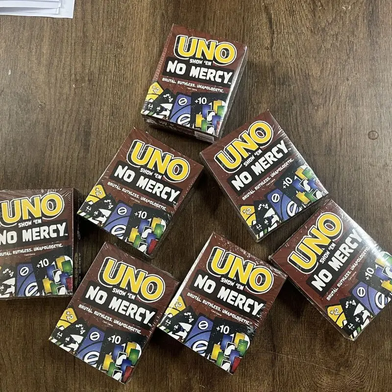 Uno No mercy Game Board Games UNO Cards Table Family Party Entertainment UNO Games Card Toys Children Birthday Christmas