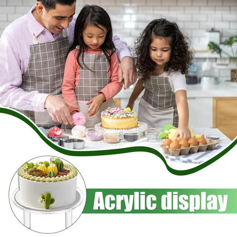 

Risers For Display 3X Clear Acrylic Jewelry Display Round Riser Holder Safe Acrylic Display Risers Stand Transparent For