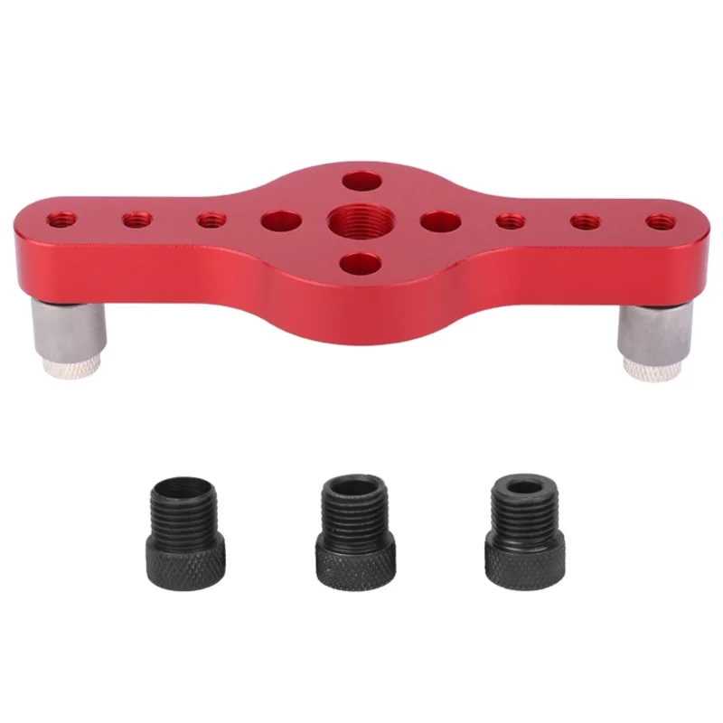 

Приспособление для разметки отверстий из алюминиевого сплава для деревообработки, направляющая для сверления прямых отверстий, инструменты для фурнитуры