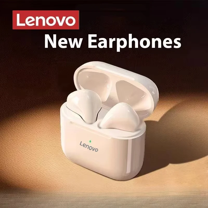 Auriculares Bluetooth originales Lenovo de alta calidad diseño elegante con micrófonos duales reducción de ruido estéreo auriculares táctiles HIFI