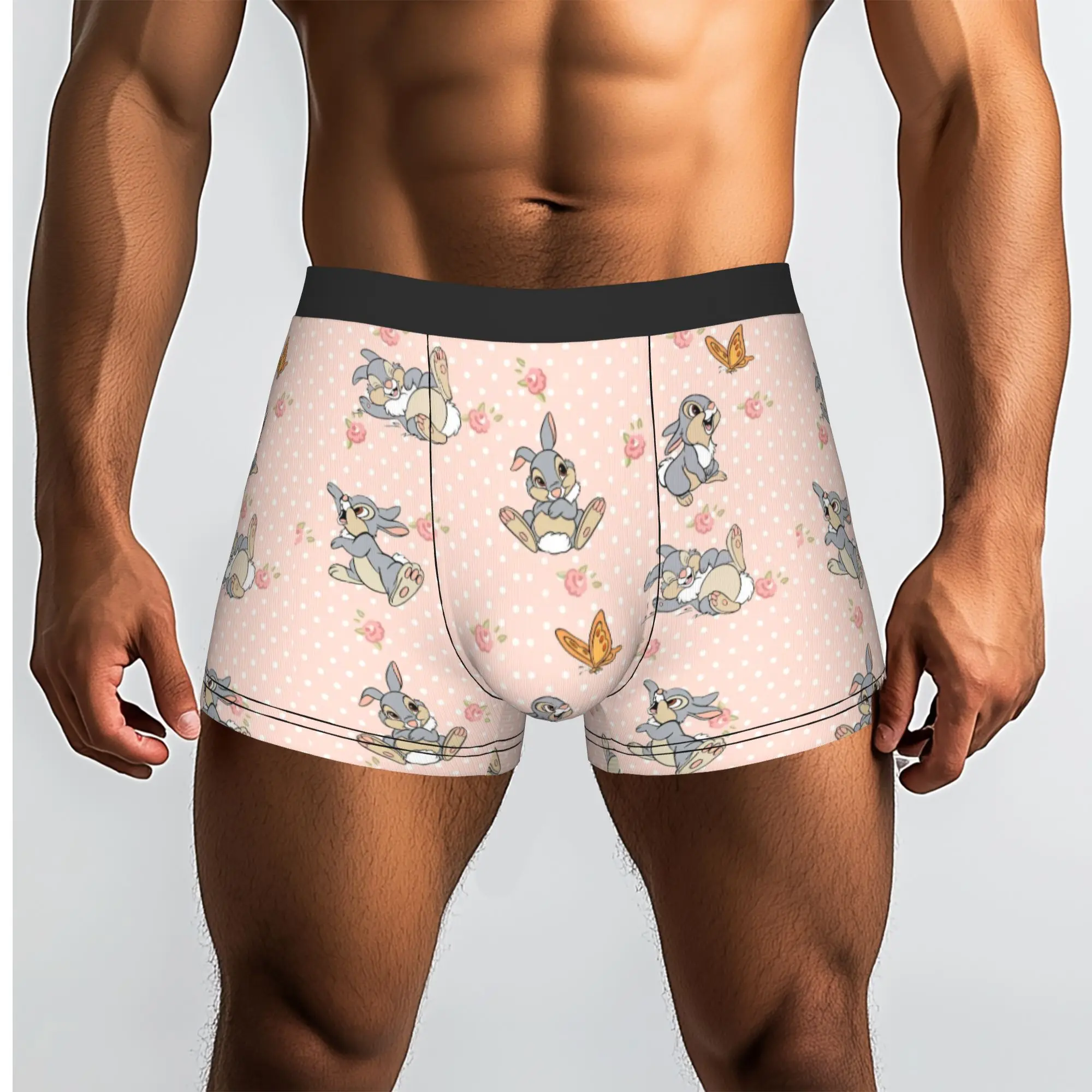 Custom B-Bambies Anime Boxer Shorts For Men 3D Printed  Underwear Panties Briefs Stretch Underpants