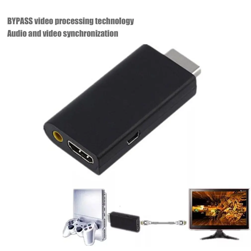 

Hot PS2 To HDMI-compatibale Converter Adapter Cable With 3.5mm Video Audio Output Support All PS2 Display Modes Dropshipping