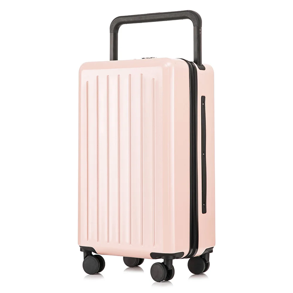 Wide pull rod luggage female 20-inch large-capacity boarding box small clear zipper luggage case 24-inch password suitcase