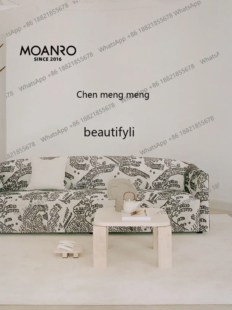 X   A15 Marble Coffee Table Light Luxury High-End Living Room Cave Stone Small Tea Table Silent Wind Sofa Table