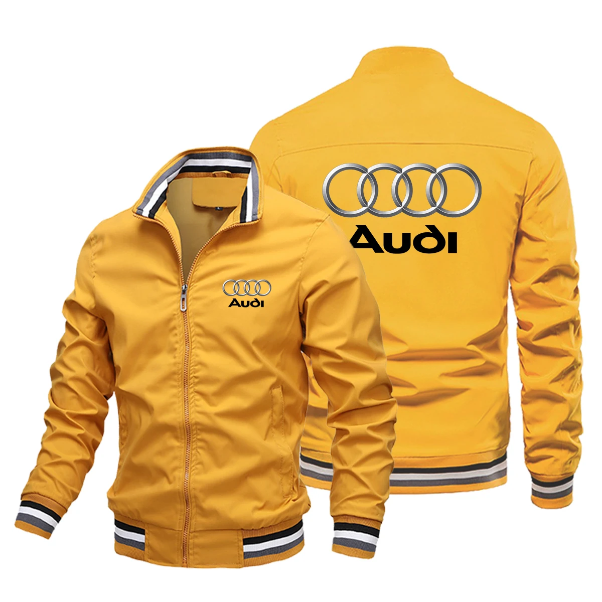 Veste de moto avec logo imprimé pour homme, uniforme de course de motard, vêtements de voiture, mode automobile, horizon A8 Q5 Q7 RS, automne,