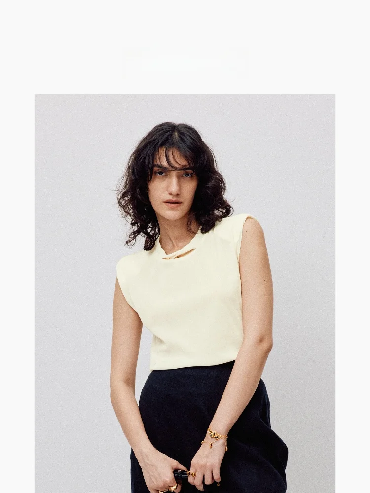 

LIHAN Лето 2026: Модная вельветовая футболка премиум-качества для женщин, приталенная, однотонная, удобная, для повседневной носки