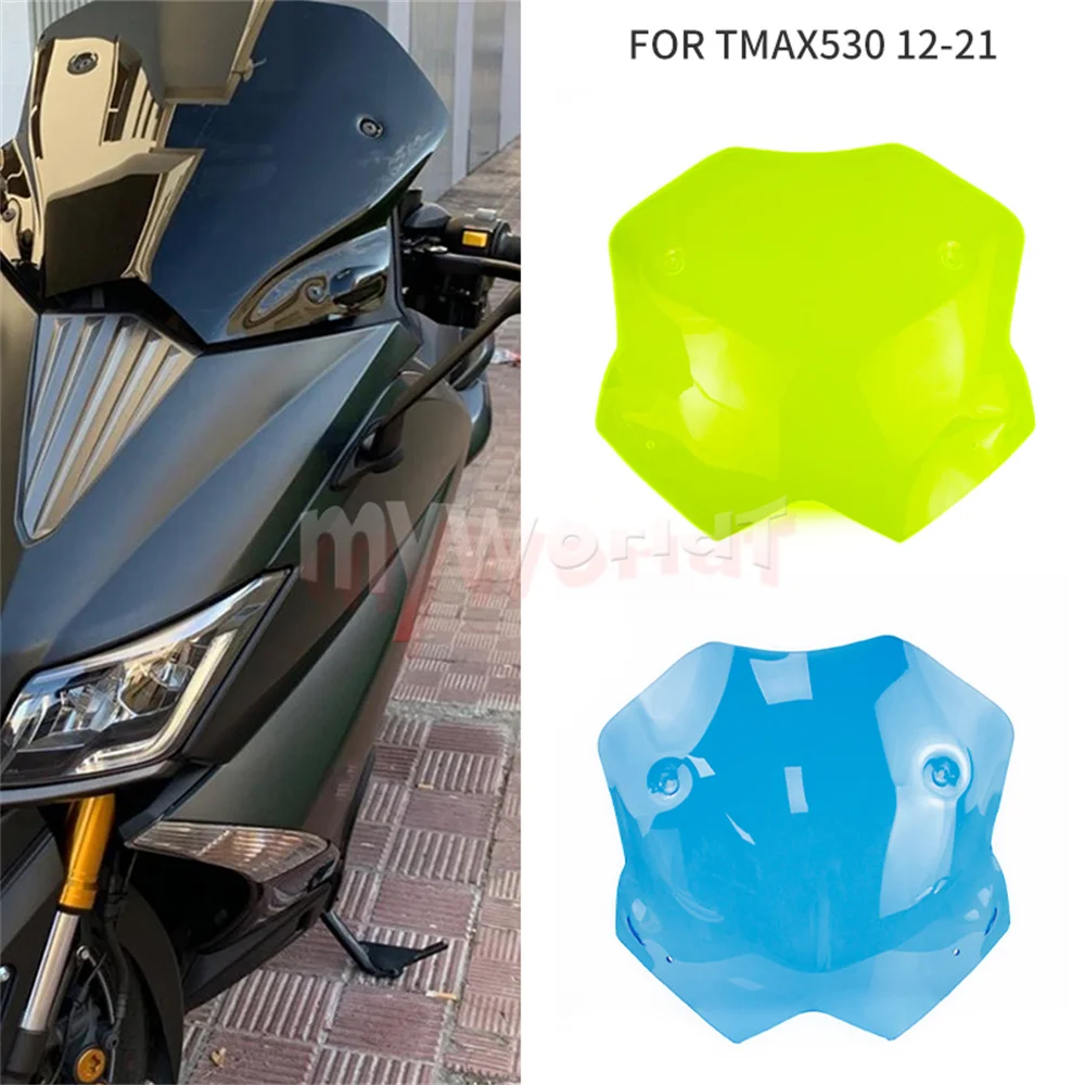 Fit for Yamaha TMAX530 2012 - 2016 Motorcycle Windshield Windscreen TMAX T-MAX 530 XP530 2013 2014 2015