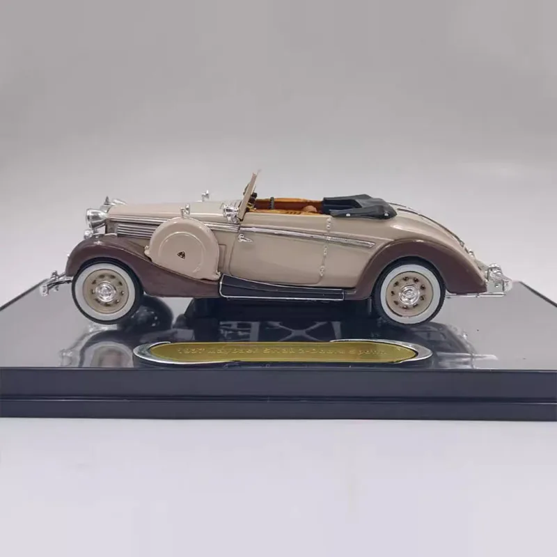 (Finish Paiting Defect) 1:43 Scale 1937 Maybach Classic Car Simulation Alloy Car Model Decoration Collection Gift Decration