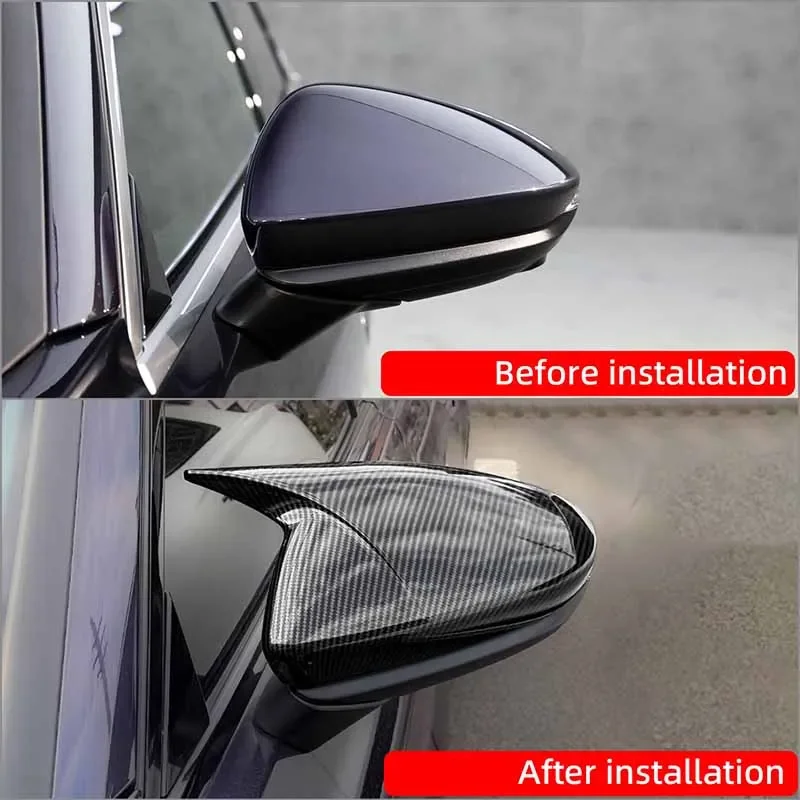 For Audi A5L B10 2025 bull horn rearview mirror protective cover left-hand drive car exterior decoration modification supplies
